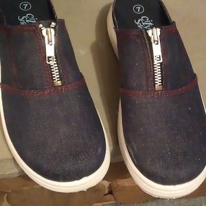 City Sneaks City Sneaks Slip On Denim Sneakers